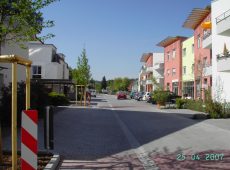 Baugebiet Bürgerhaus II, 6 ha, OT Traisa Endausbau, Gemeinde Mühltal 2006