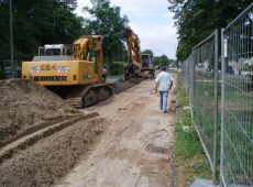 Neuverlegung 1400er Stahlbetonkanal im Bestand, Stadt Gernsheim 2008