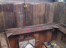 Trinkwasserleitung Berkach-Büttelborn, Durchpressung der DB-Strecke 4010: Rohrvortrieb (2010)